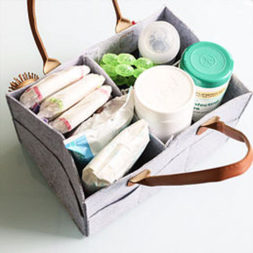 Monogrammed Diaper Caddy