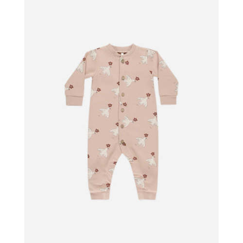 Button Down Jumpsuit || Doves