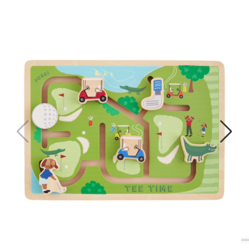 Golf Maze Wood Toy