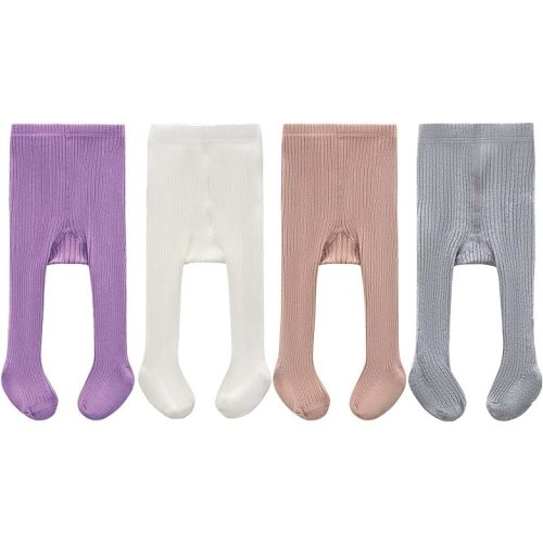 CECORC Baby Girls Tights Toddler Cable Knit Leggings Thick Cotton Infant Stockings Pantyhose 1-10T
