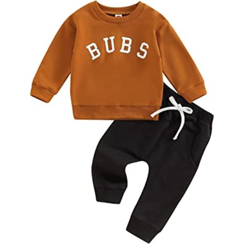 BeQeuewll Baby Boy St Patricks Day Outfit Long Sleeve Lucky Charm Sweatshirt Jogger Pants 2Pcs Set Boys Baby Toddler Outfits