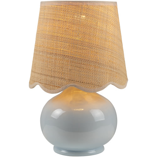 Stella Diminuta  Glazed 13"H x 8"W x 8"D Accent Table Lamp