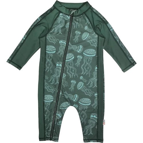 SwimZip Boys' Long-Sleeve UPF 50+ Swimsuit for Baby, Toddler, & Little Boys