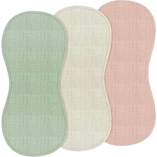 3 Pcs Changing Pad Liners Fits in Peanut Shape Changing Pad, Waterproof Diaper Changing Pad, Baby Changing Mat Organic Cotton Peanut Changing Pad are Warm on a Baby's Back, Washable Reusable