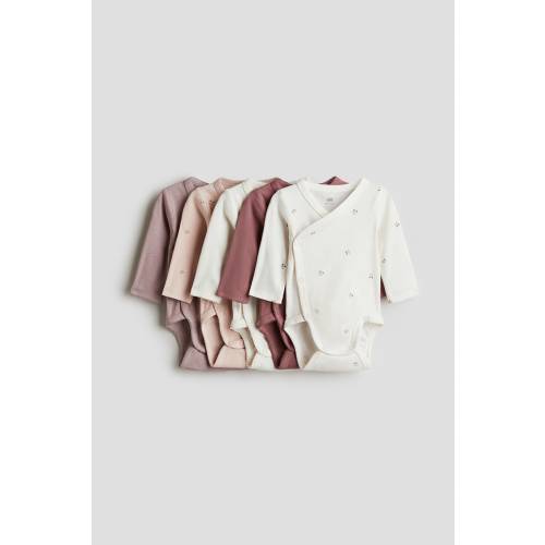 5-PACK WRAPOVER BODYSUITS
