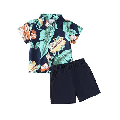Baby Toddler Infant Boy Clothes Summer Outfits Top Shorts Sets for Boys
