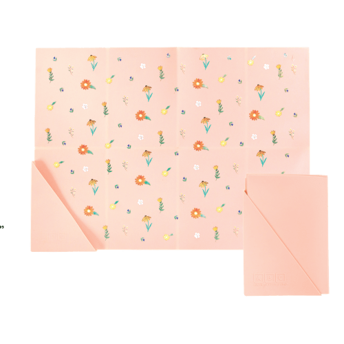 Silicone Placemat Wildflower Ripe Peach – Austin Baby Collection