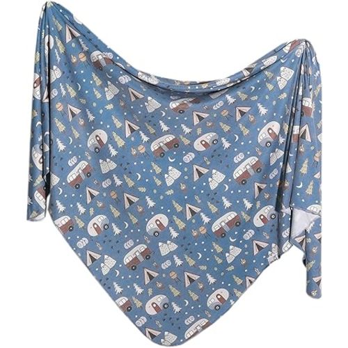 Copper Pearl Baby Swaddle Blanket - Wearable Premium Knit Baby Blanket, Large Soft Stretchy Receiving Blankets for Baby Boy and Girl, Swaddles for Newborn, Infant, and Toddler (Bridger)