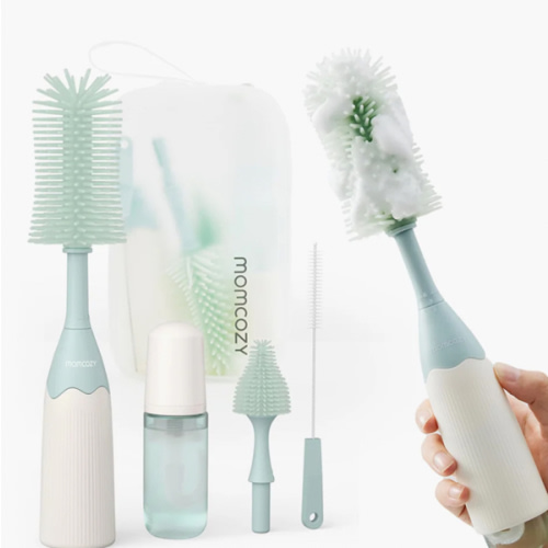 Momcozy Innovative Push-Press Design Bottle Brush Kit