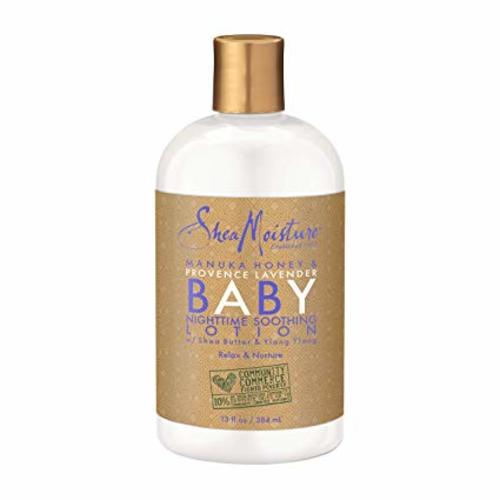 Shea Moisture Manuka Honey and Provence Lavender Baby Nighttime Soothing Lotion By Shea Moisture for Kids Body Lotion, 13 Ounce
