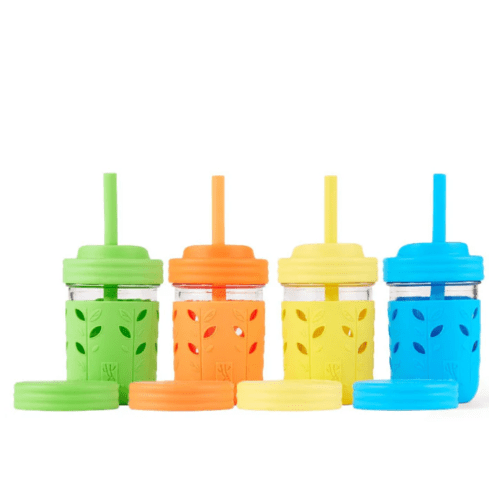 8oz Glass Mason Jar Drinking Tumblers + Food Storage