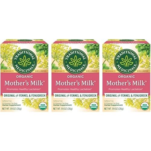 Traditional Medicinals Mother's Milk Women's Tea Organic, 16 CT (Pack - 3)