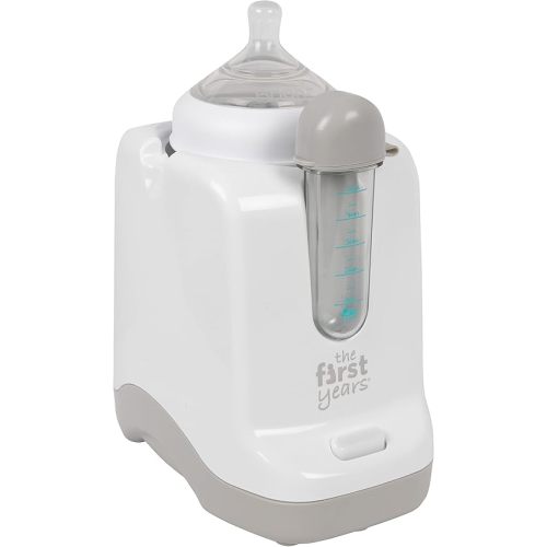 The First Years Baby Bottle Warmer and Sterilizer - Pacifier and Bottle Nipple Sanitizer - Feeding Baby Essentials for Formula or Breast Milk - Holds Multiple Sizes