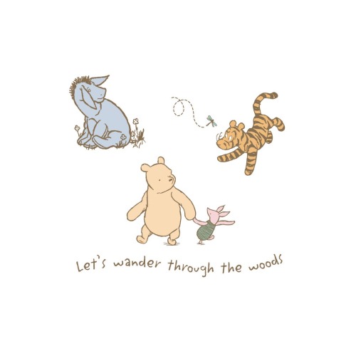 Disney Baby Storytime Pooh Wall Decals / Stickers Winnie the Pooh/Piglet/Tigger/Eeyore