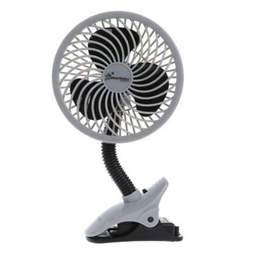 Dreambaby Deluxe EZY-Fit Clip-On Fan Grey/Black - GREY/BLACK - NO SIZE