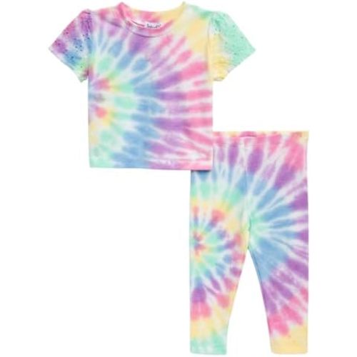 Splendid baby-girls Rainbow Eyelet Casual Pant Set