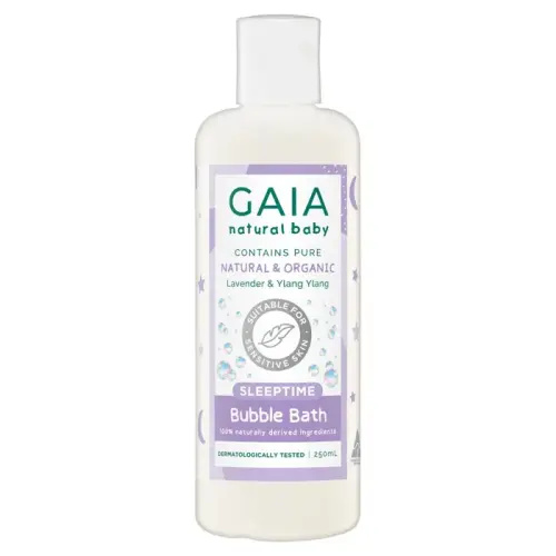 Gaia Baby Bubble Bath - Sleeptime 250 ml | Baby Bunting AU