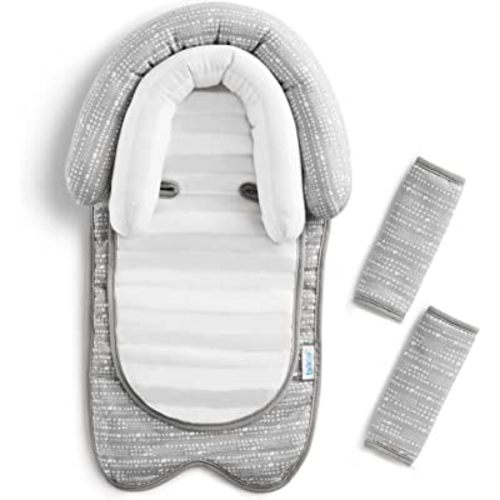 Munchkin® Brica® XtraGuard™ Head Support & Strap Cover for Baby Car Seats with Silver-Ion Technology, Dots