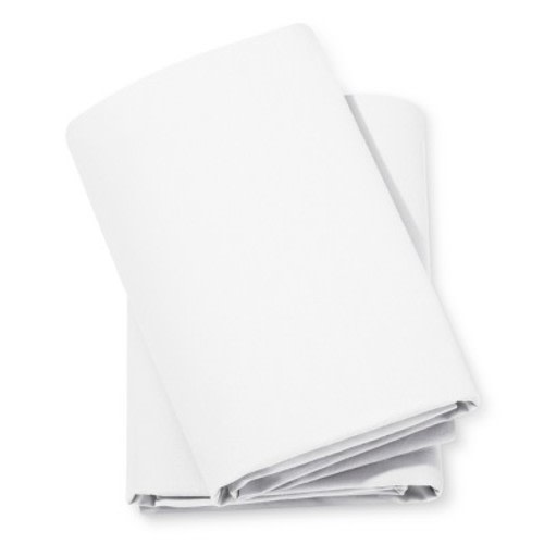 Fitted Crib Sheets Solid 2pk - Cloud Island™ White