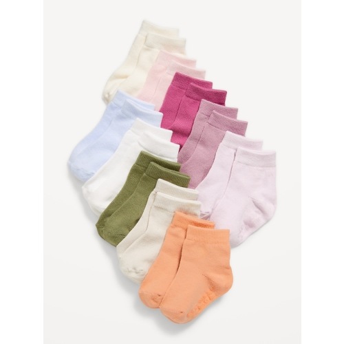 Unisex Crew Socks 10-Pack for Toddler &amp; Baby