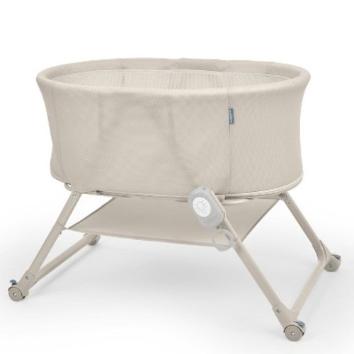 SwaddleMe by Ingenuity Snooze & Stow Easy Folding Bassinet - Sand