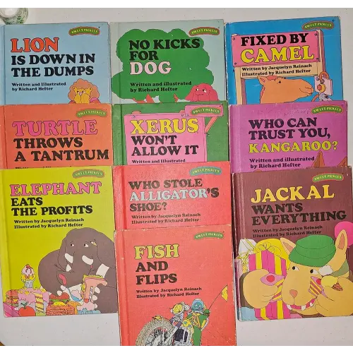 Sweet Pickles Series (10 Set) Alligator Elephant Goose Iguana Jackal Moose Rabbit Turtle Unicorn Walrus