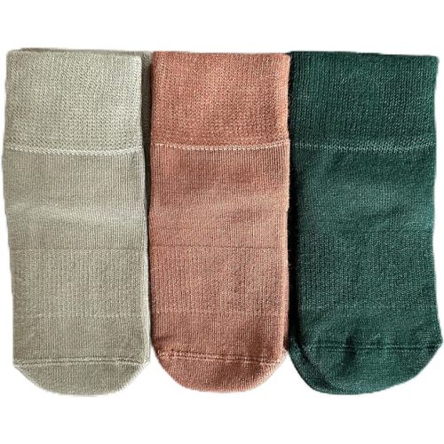 squid socks Viscose Socks | 0-6M, 6-12M, 12-24M, & 2T-3T | Grip Socks that Stay On | As Seen on Shark Tank | Cypress - 6-12 Months