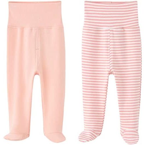 Size 3-6 months - 2 Pack Baby Footed Pants