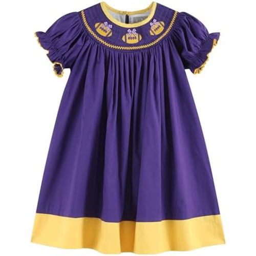 Baby and Girls Smocked Bishop Dress