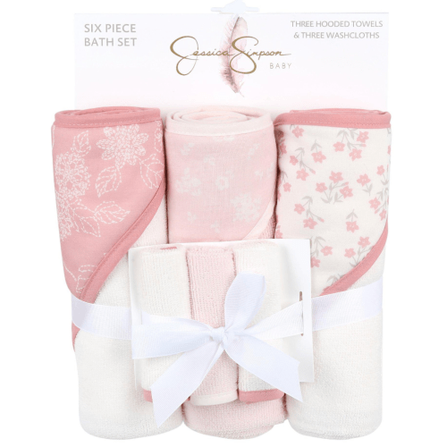 Jessica Simpson Baby 6-pc. Floral Baby Soft Terry Bath Set ||P000774262||