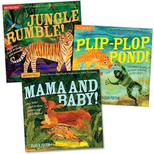 Workman Publishing Company Indestructibles Wordless Animal Books - Set of 3