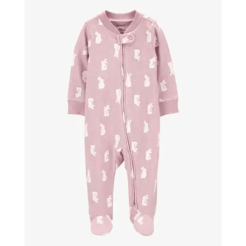 Baby Bunny 2-Way Zip Thermal Sleep & Play Pajamas - Carter's | Carter's