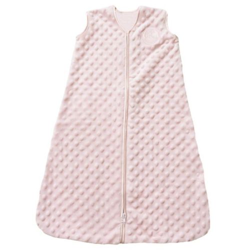 HALO Innovations Sleepsack Plushy Dot Velboa Wearable Blanket - Pink - M