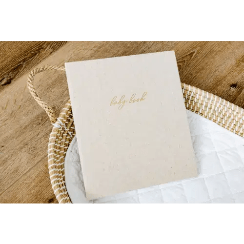 First Year Baby Memory Book - Sand