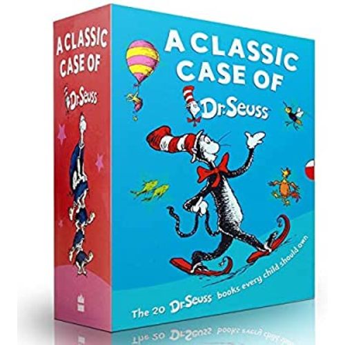 A library of Classic Case of Dr. Seuss 20 books Collection box set