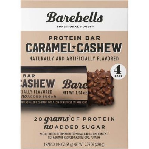 Barebells Nutrition Bars - Caramel Cashew - 7.76oz/4pk
