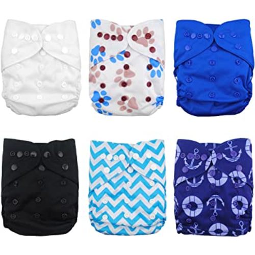 Neutral 5 pack Snappi Cloth Diaper Clips
