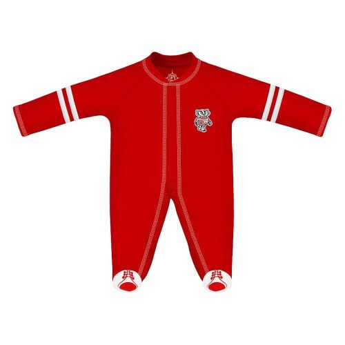 Creative Knitwear College Baby Infant Sports Shoe Footed Romper - Team Logo, Many Colors, Unisex, (0-9 Months)