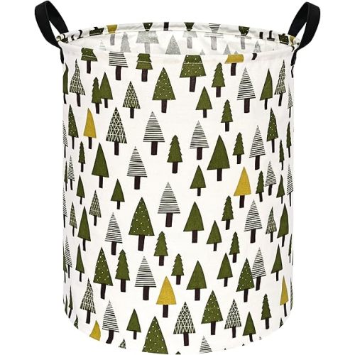 Kids Hamper,Baby Laundry Basket Waterproof Storage Bins for Women,Gifts Toy Organizer Box Foldable Canvas Chest,Room Decorarions for Home/Dorm/Kitchen/Pet/Office/Closet/Shelf