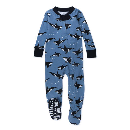 Organic Cotton Snug-Fit Footed Pajamas | Honest Baby Clothing