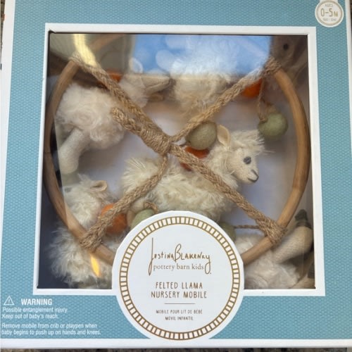 NIB Justina Blakenry llama nursery mobile