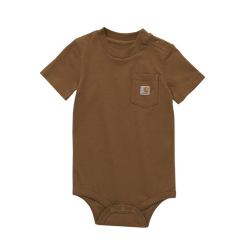 Kids' Short Sleeve Pocket Bodysuit (Infant) | 9M | Carhartt