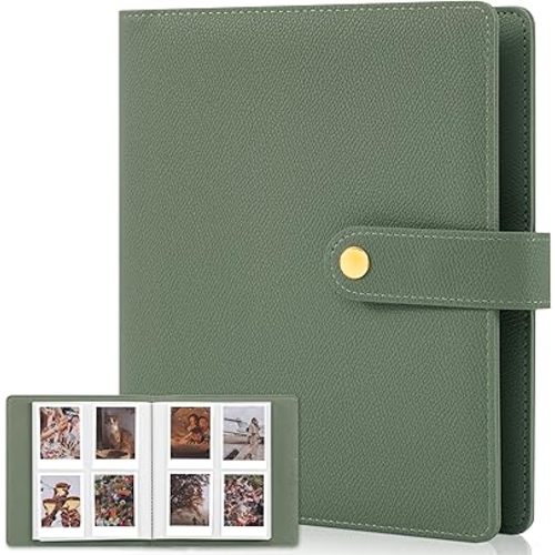 Beautiful Photo Album for 2x3 in Polaroid Photos - Safely Holds Your 300+ Pictures Of Unique Memories - The Perfect Instax Mini Compatible Photo Book To Store Pictures Or Trading Collection Cards