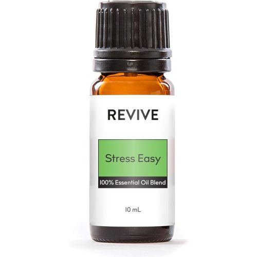Stress Easy Essential Oil Blend by Revive Essential Oils - 100% Pure Therapeutic Grade, for Diffuser, Humidifier, Massage, Aromatherapy, Skin & Hair Care