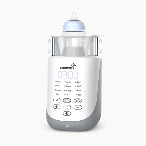 GROWNSY Fast Bottle Warmer with Auto-Lift and Night Light