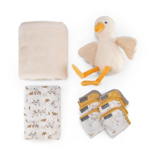 The Little Linen Co. Boxed Gift Set Fuzzy Duck