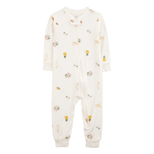 Baby Tropical Print Snug Fit PurelySoft 1-Piece Pajamas - Carter's | Carter's