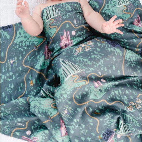 Emerald City Swaddle Blanket