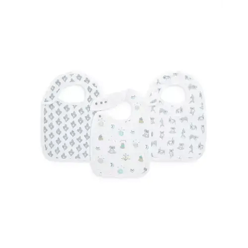 Unisex 3-Pk. Classic Snap Bibs