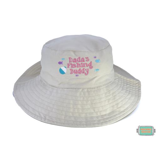 Daddy's Fishing Buddy Hat - Fishing Sun Hat - Grandpa's Fishing Buddy - Boys Sun Hat - Bucket Hat - Baby - Toddler - Kids